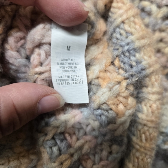 Aerie Space Beyond Multicolor Womens Hooded Sweatshirt Size Medium - Picture 8 of 9